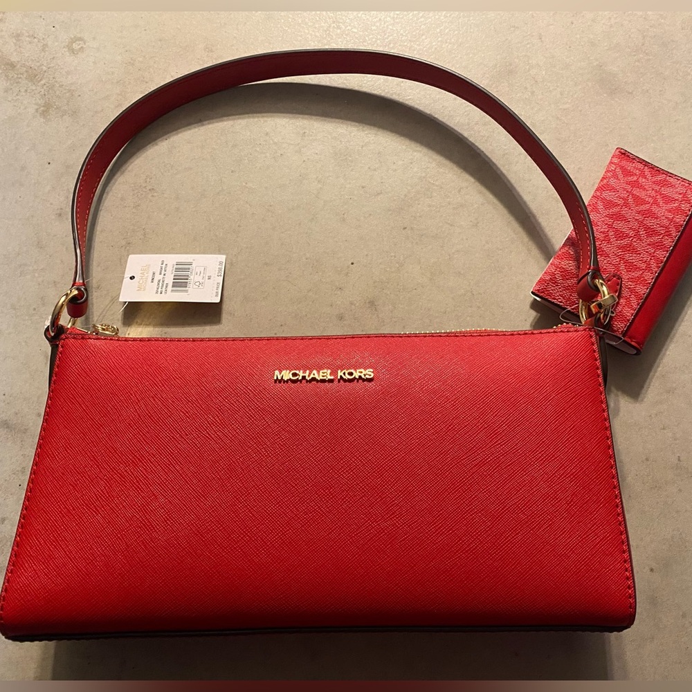 Michael Kors Red Shoulder Bag